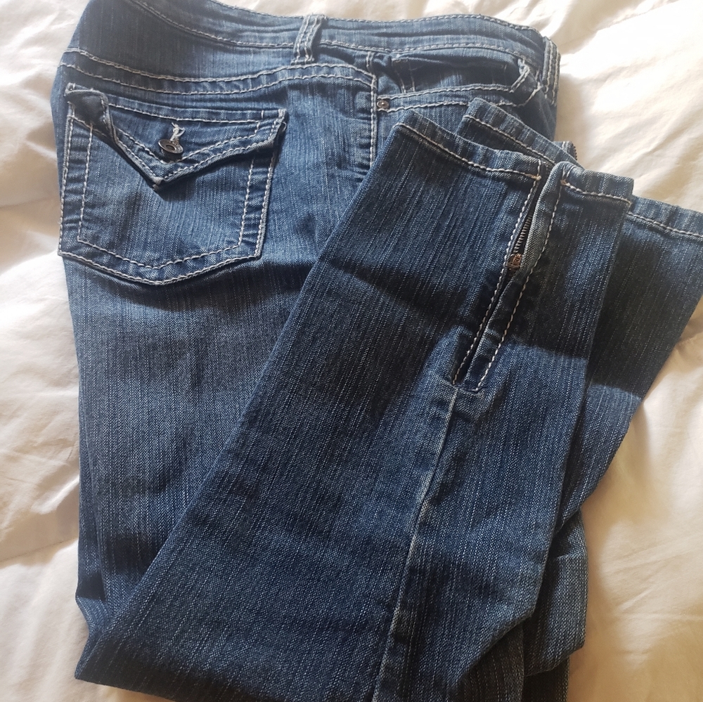 Womens nine west crop jeans